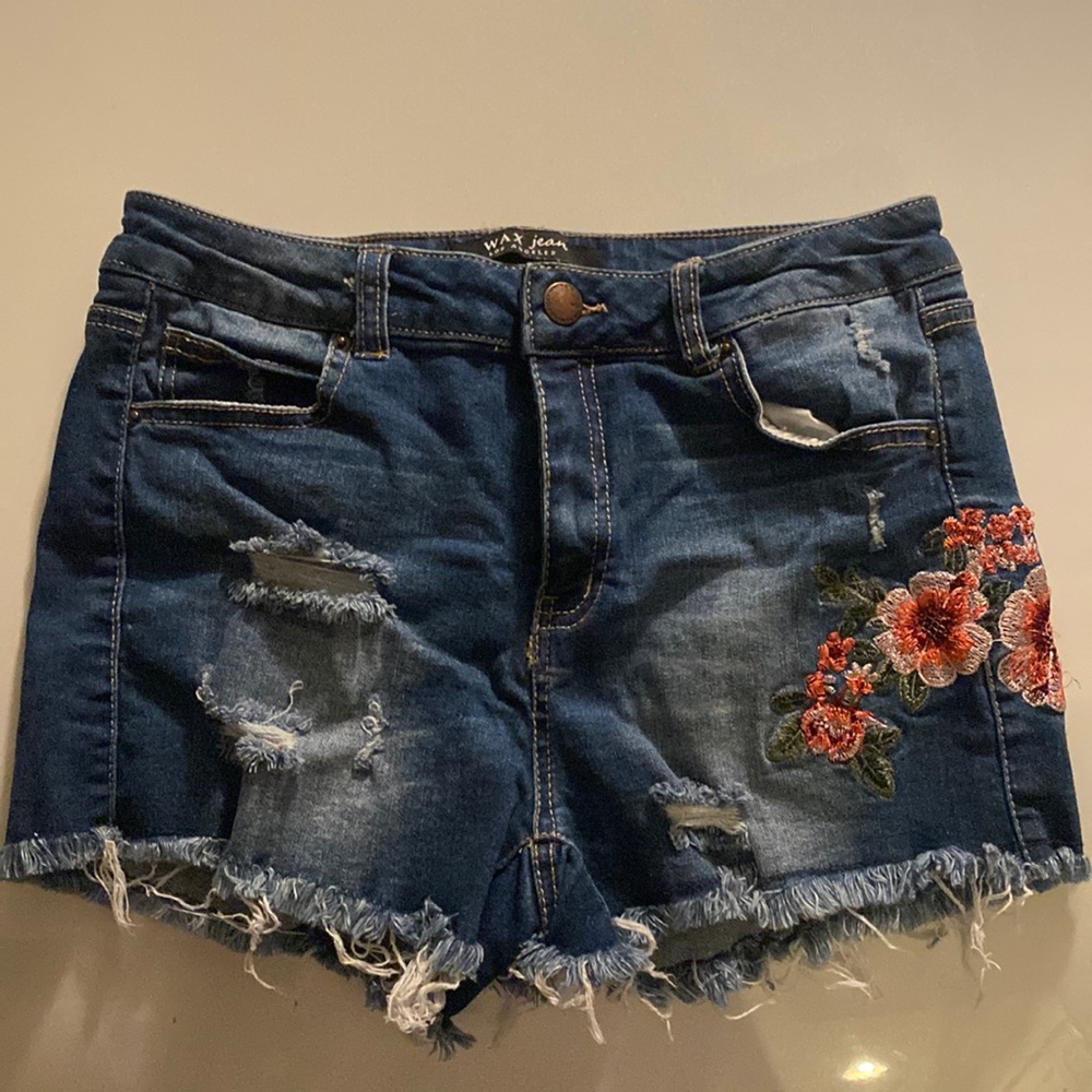Wax jeans LA with floral print
